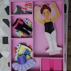 Melissa & Doug magnetic dress up Nina Ballerina